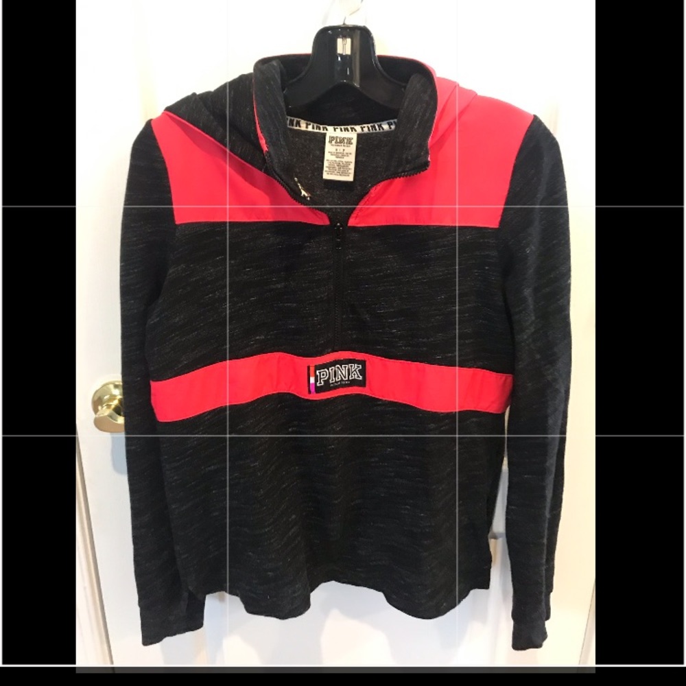 PINK (Victoria’s secret) half Zip Sweatshirt